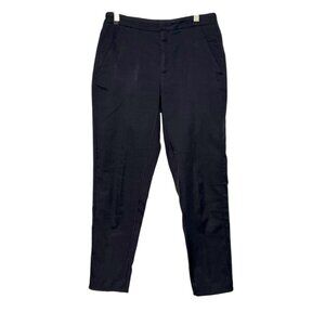 Lululemon &Go City Trek Trouser Pants‎ Mid Rise Women 4 Black Stretch Pockets